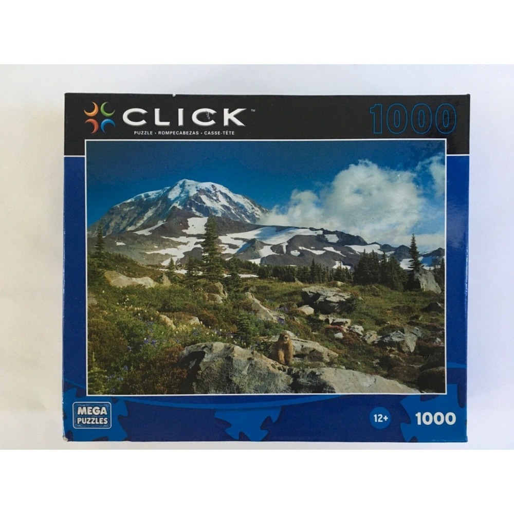 Mega Puzzles A Marmot's Paradise 1000 Piece Click Jigsaw Puzzle New & Sealed